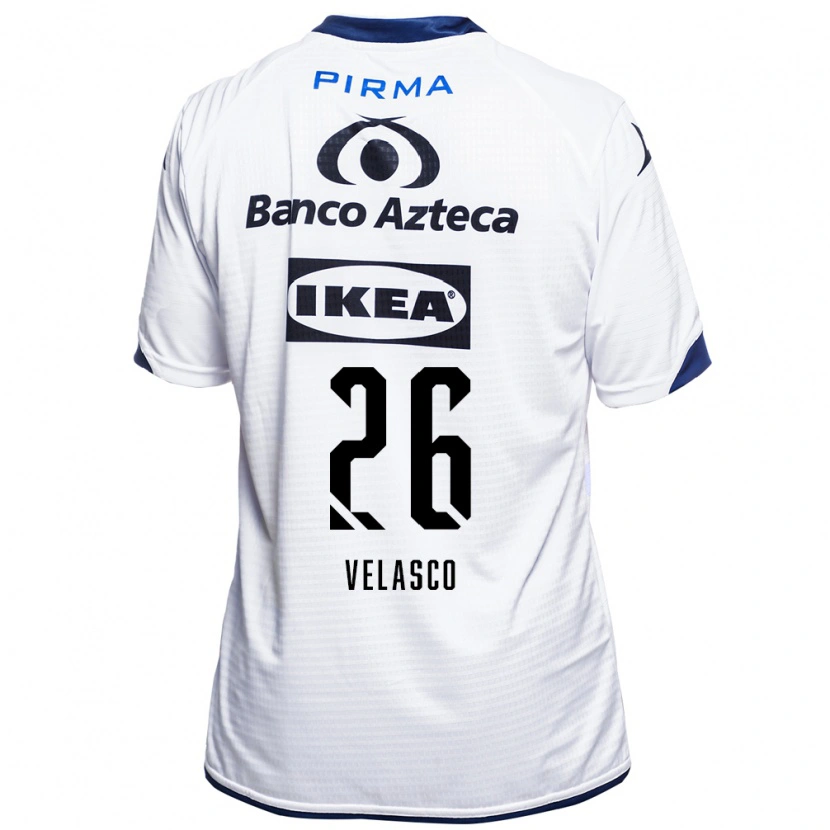 Danxen Dames Kevin Velasco #26 Wit Zwart Blauw Thuisshirt Thuistenue 2026/27 T-Shirt België