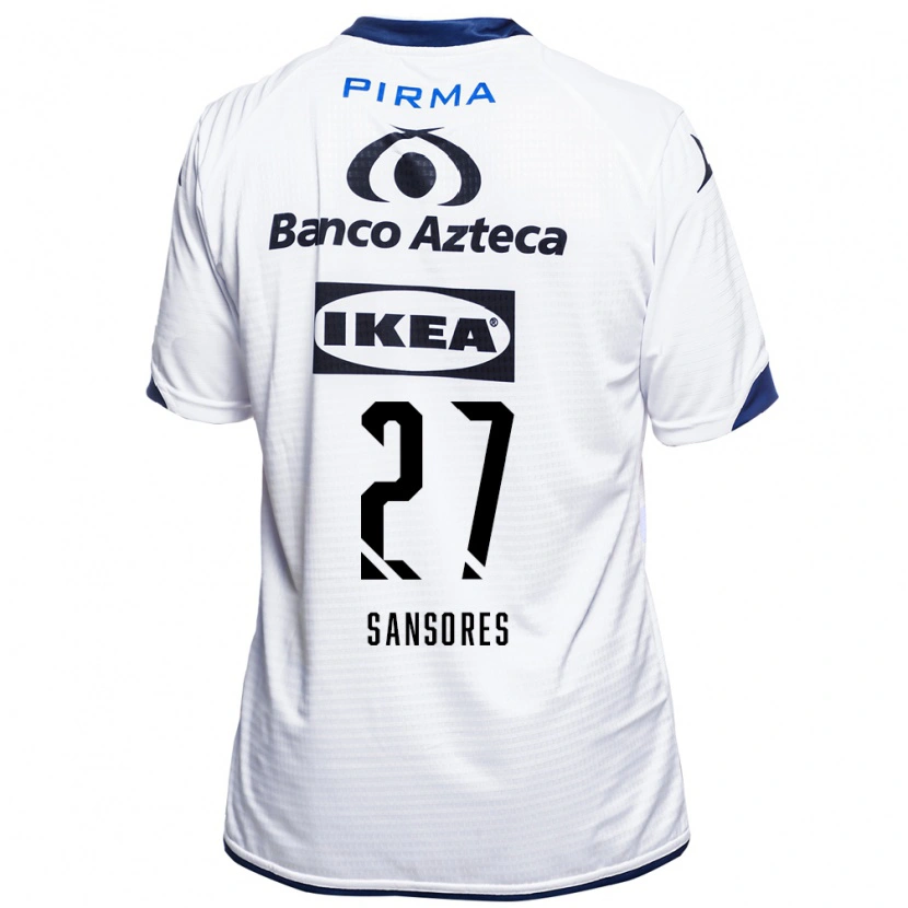 Danxen Dames Miguel Sansores #27 Wit Zwart Blauw Thuisshirt Thuistenue 2026/27 T-Shirt België