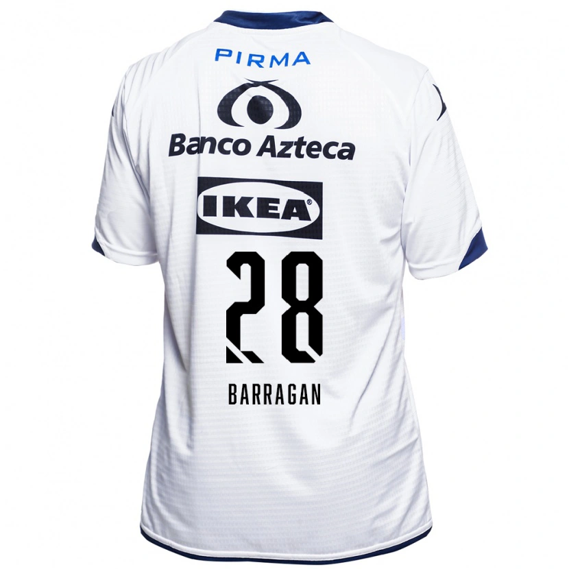 Danxen Dames Martín Barragán #28 Wit Zwart Blauw Thuisshirt Thuistenue 2026/27 T-Shirt België