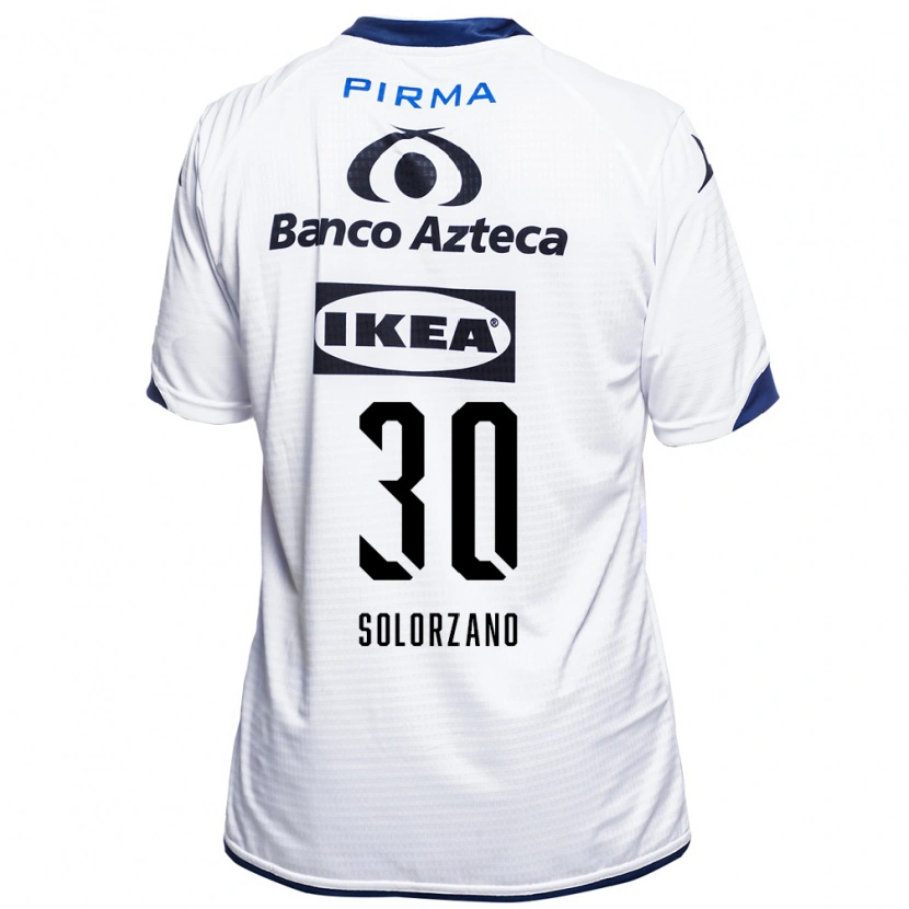 Danxen Dames Aisha Solórzano #30 Wit Zwart Blauw Thuisshirt Thuistenue 2026/27 T-Shirt België