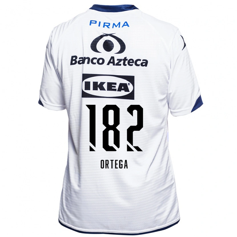 Danxen Dames Yael Ortega #182 Wit Zwart Blauw Thuisshirt Thuistenue 2026/27 T-Shirt België
