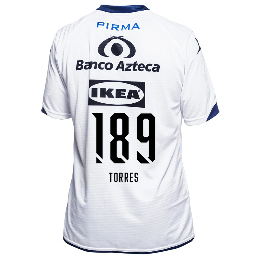 Danxen Dames Dylan Torres #189 Wit Zwart Blauw Thuisshirt Thuistenue 2026/27 T-Shirt België