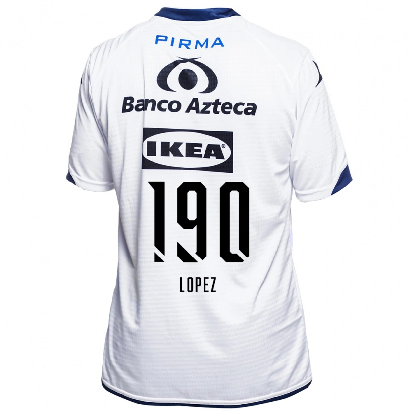 Danxen Dames Josué López #190 Wit Zwart Blauw Thuisshirt Thuistenue 2026/27 T-Shirt België