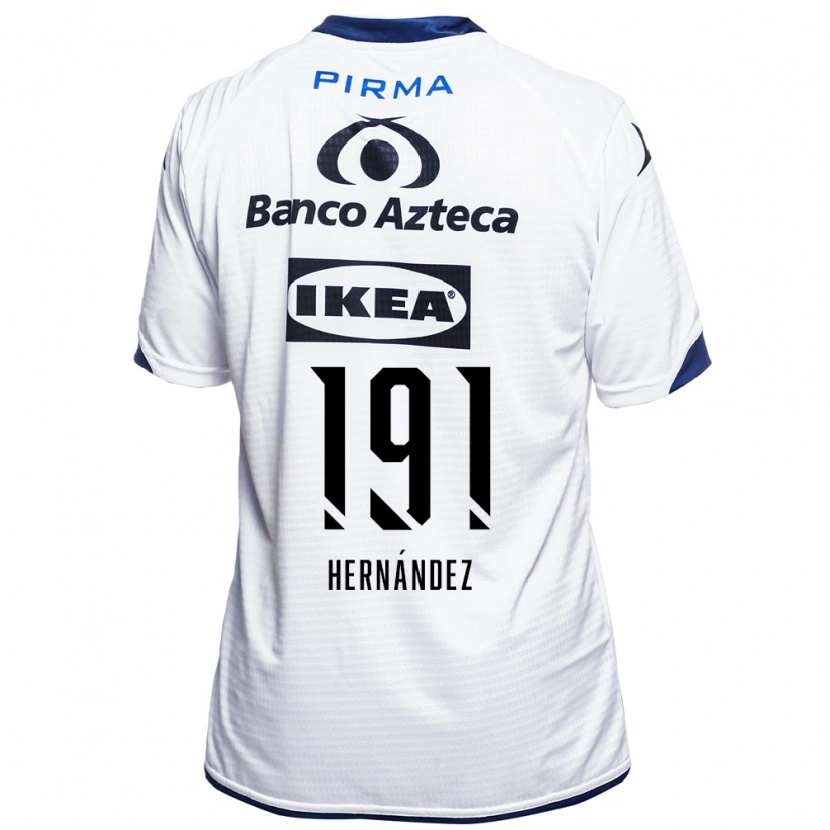 Danxen Dames Brian Hernández #191 Wit Zwart Blauw Thuisshirt Thuistenue 2026/27 T-Shirt België