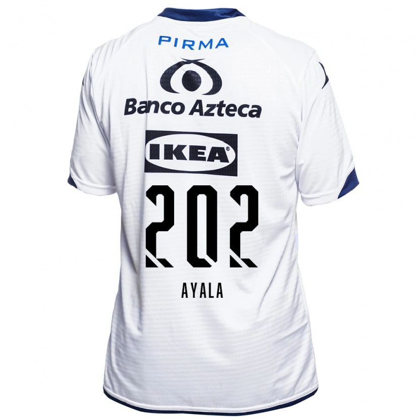 Danxen Dames Diego Ayala #202 Wit Zwart Blauw Thuisshirt Thuistenue 2026/27 T-Shirt België