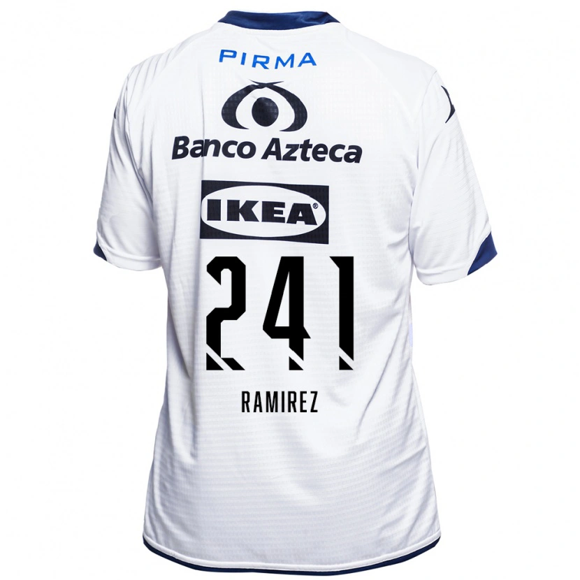 Danxen Dames Eduardo Ramírez #241 Wit Zwart Blauw Thuisshirt Thuistenue 2026/27 T-Shirt België