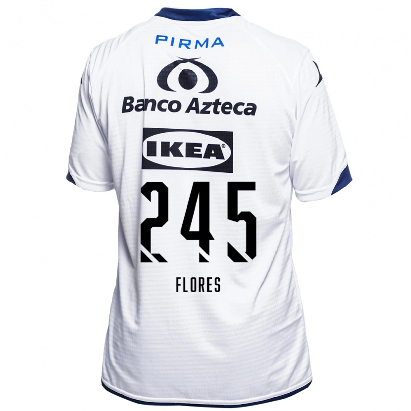 Danxen Dames José Flores #245 Wit Zwart Blauw Thuisshirt Thuistenue 2026/27 T-Shirt België