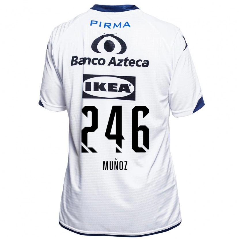 Danxen Dames Zamier Muñoz #246 Wit Zwart Blauw Thuisshirt Thuistenue 2026/27 T-Shirt België