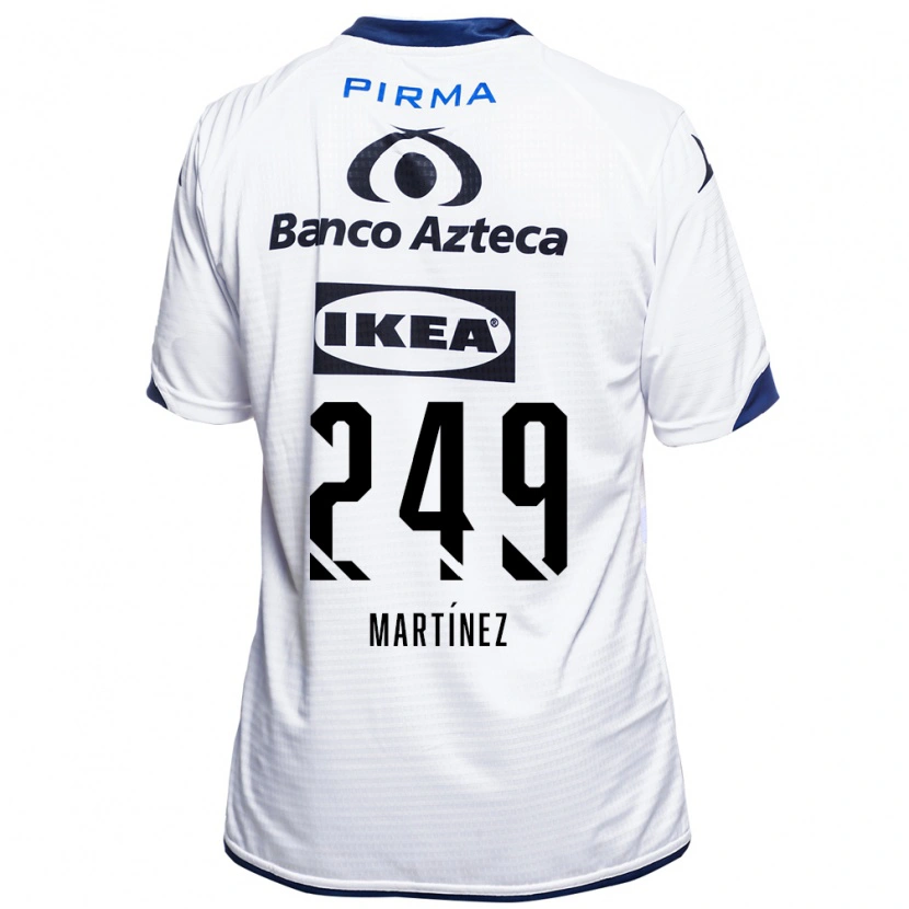 Danxen Dames Juan Martínez #249 Wit Zwart Blauw Thuisshirt Thuistenue 2026/27 T-Shirt België