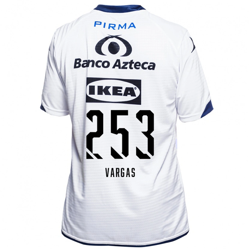 Danxen Dames Edwin Vargas #253 Wit Zwart Blauw Thuisshirt Thuistenue 2026/27 T-Shirt België