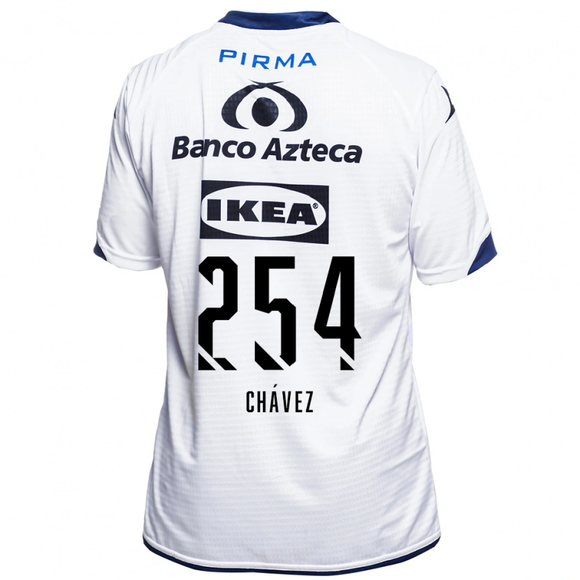Danxen Dames José Chávez #254 Wit Zwart Blauw Thuisshirt Thuistenue 2026/27 T-Shirt België