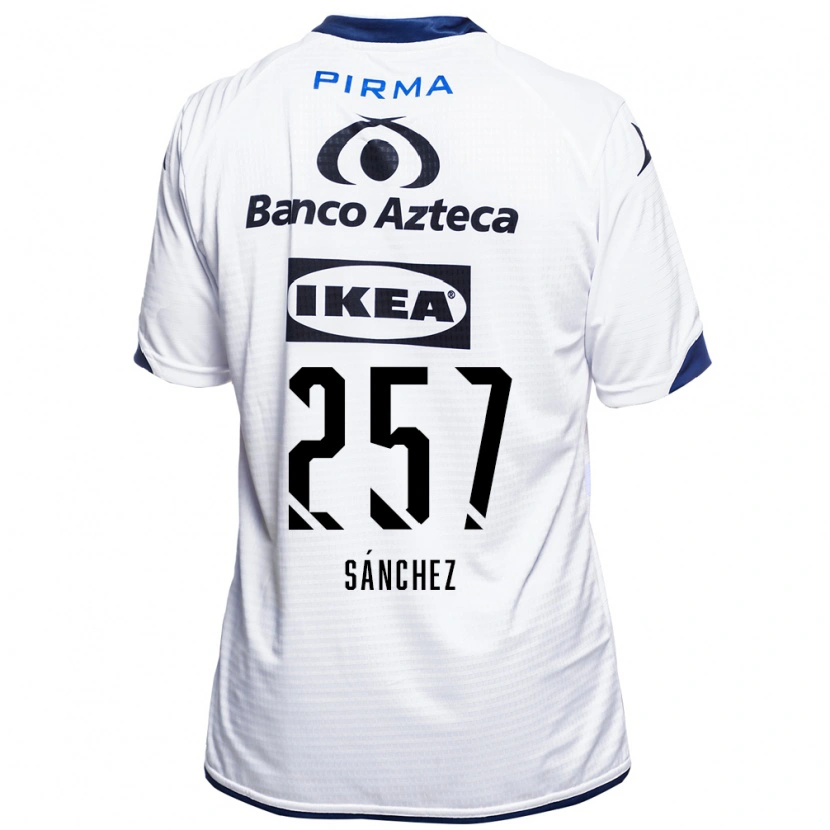 Danxen Dames Xavi Sánchez #257 Wit Zwart Blauw Thuisshirt Thuistenue 2026/27 T-Shirt België