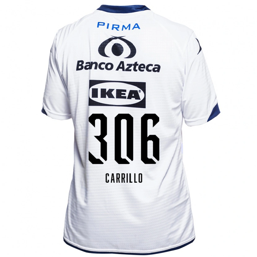 Danxen Dames Alejandro Carrillo #306 Wit Zwart Blauw Thuisshirt Thuistenue 2026/27 T-Shirt België