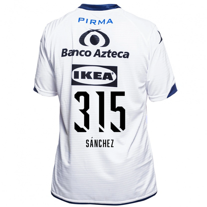 Danxen Dames Santiago Sánchez #315 Wit Zwart Blauw Thuisshirt Thuistenue 2026/27 T-Shirt België