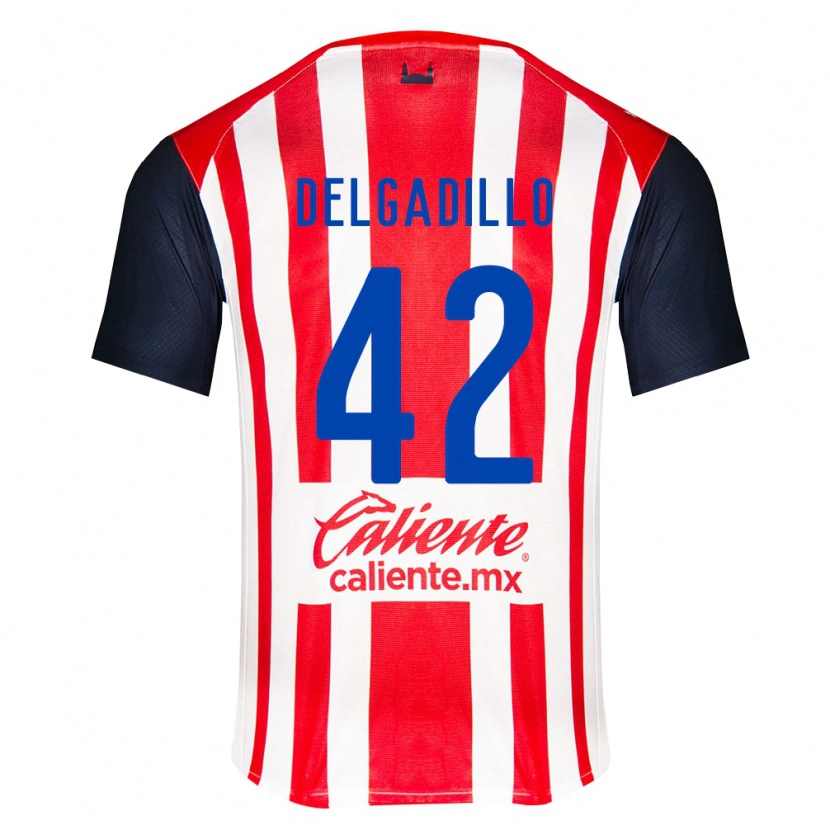Danxen Dames Diego Delgadillo #42 Rood Zwart Wit Thuisshirt Thuistenue 2026/27 T-Shirt België