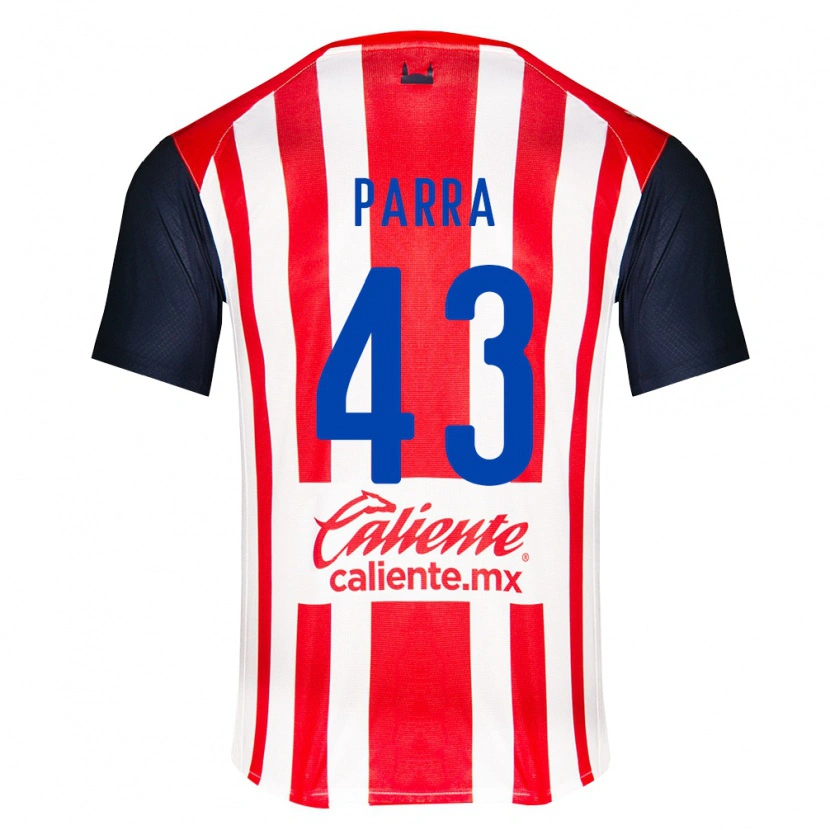 Danxen Dames Rodrigo Parra #43 Rood Zwart Wit Thuisshirt Thuistenue 2026/27 T-Shirt België