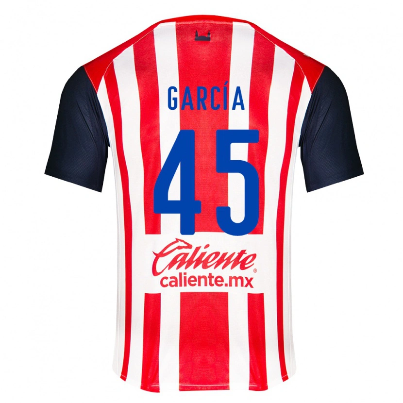 Danxen Dames Eduardo García #45 Rood Zwart Wit Thuisshirt Thuistenue 2026/27 T-Shirt België