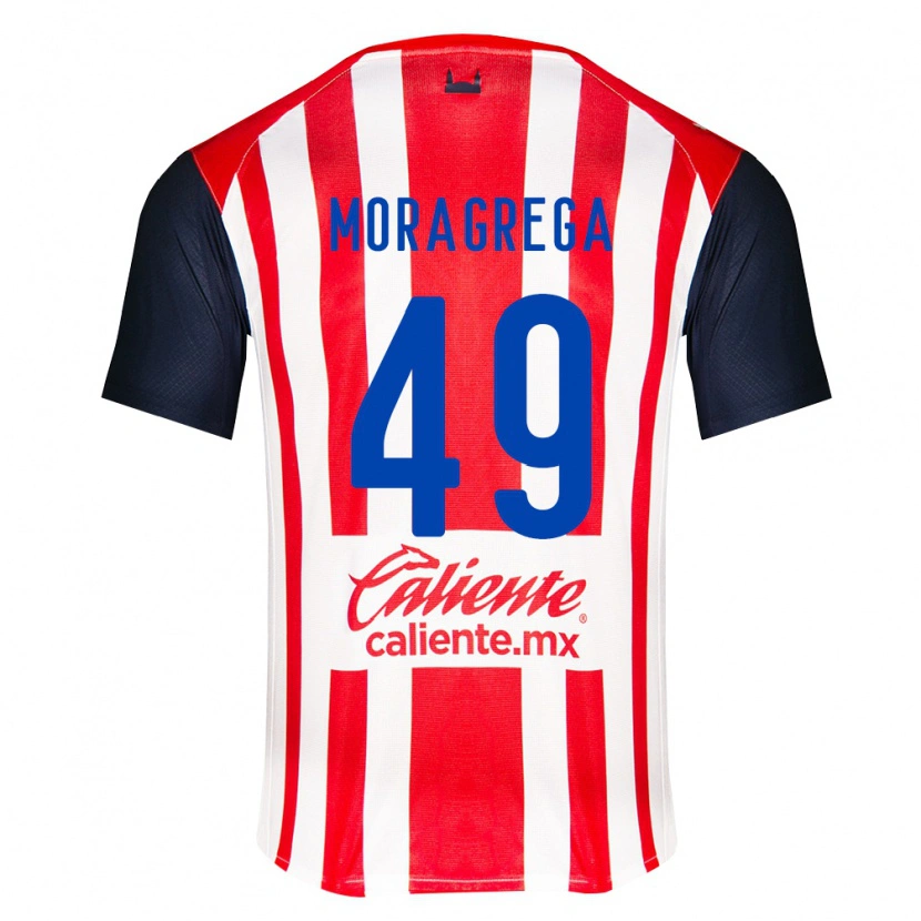 Danxen Dames Vladimir Moragrega #49 Rood Zwart Wit Thuisshirt Thuistenue 2026/27 T-Shirt België