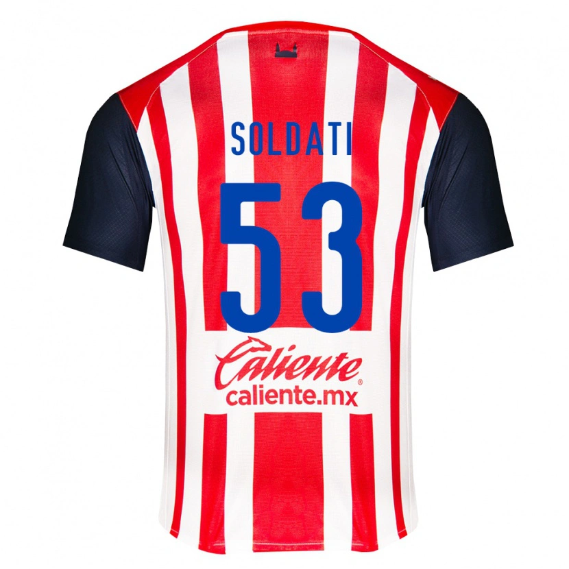 Danxen Dames Carlo Soldati #53 Rood Zwart Wit Thuisshirt Thuistenue 2026/27 T-Shirt België
