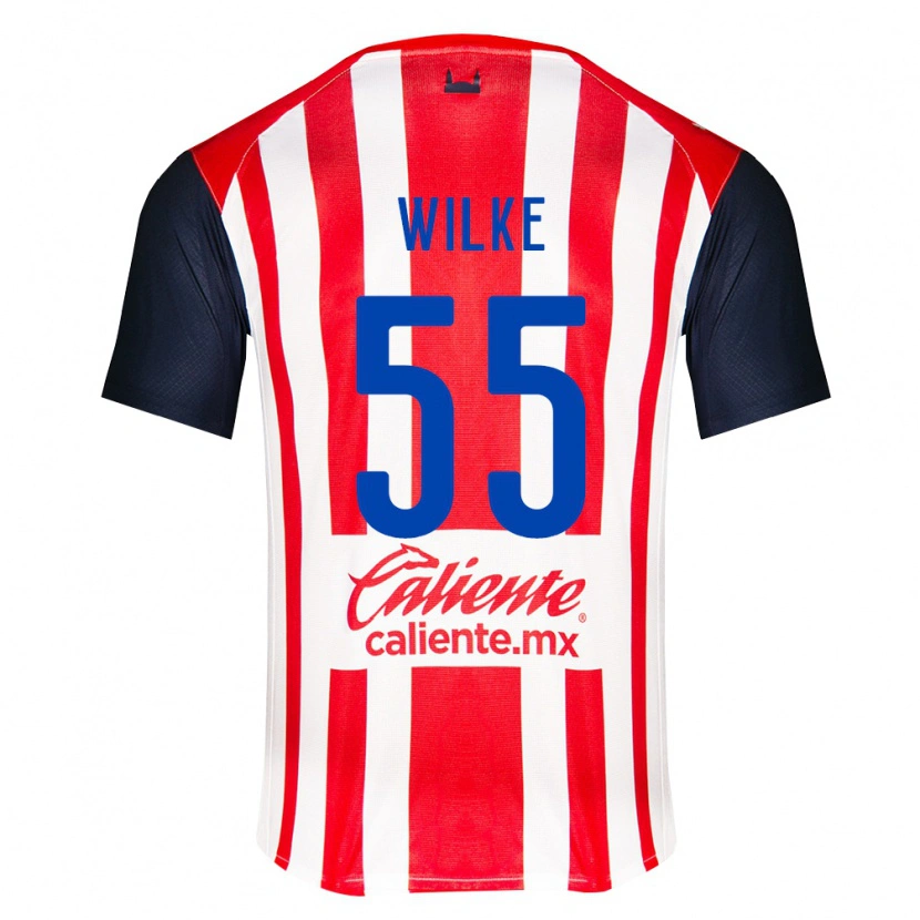 Danxen Dames Teun Wilke #55 Rood Zwart Wit Thuisshirt Thuistenue 2026/27 T-Shirt België