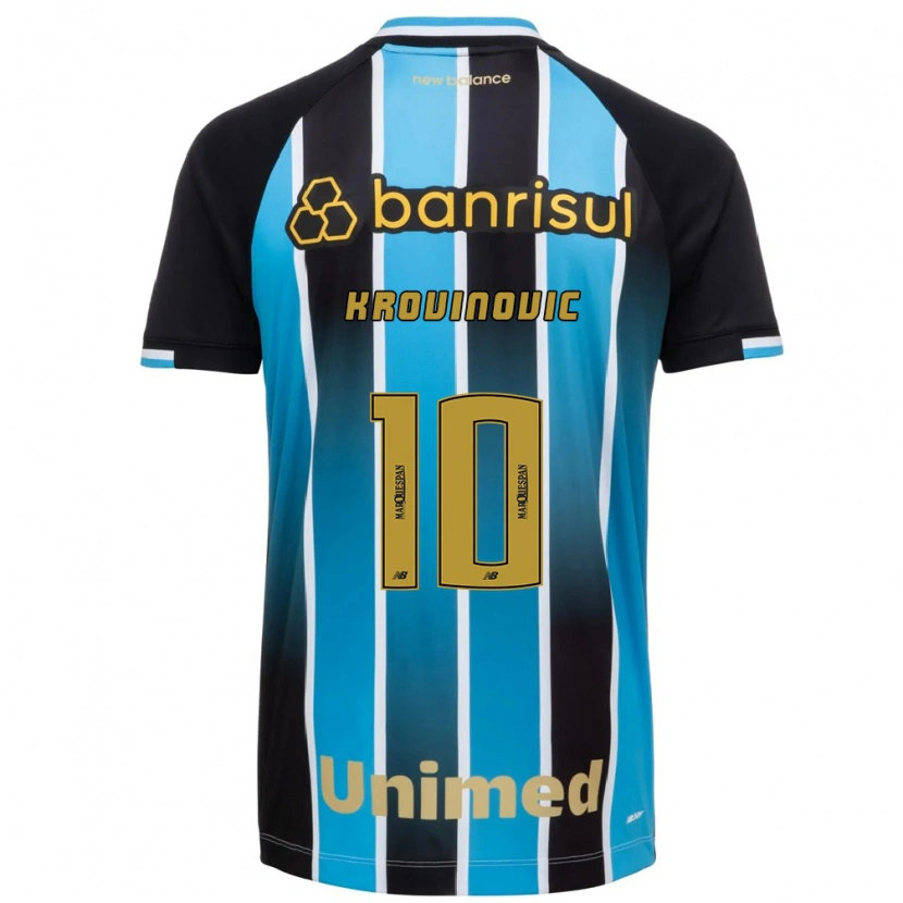 Danxen Dames Filip Krovinovic #10 Blauw Bruin Zwart Thuisshirt Thuistenue 2026/27 T-Shirt België