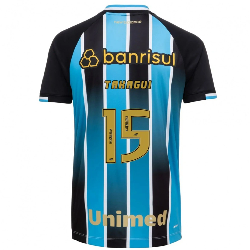 Danxen Dames Ana Tiemi Takagui #15 Blauw Bruin Zwart Thuisshirt Thuistenue 2026/27 T-Shirt België