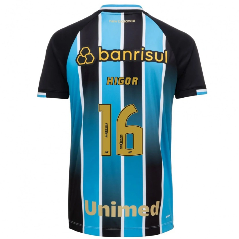 Danxen Dames Higor Sousa E Silva #16 Blauw Bruin Zwart Thuisshirt Thuistenue 2026/27 T-Shirt België