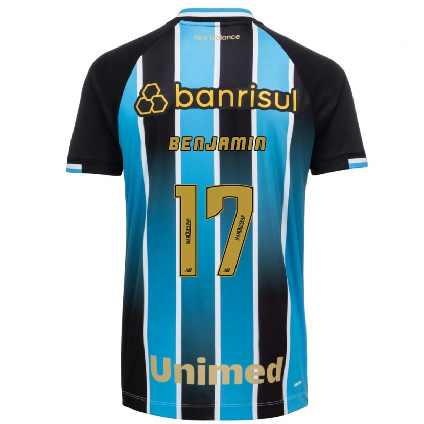 Danxen Dames Benjamin Dos Santos #17 Blauw Bruin Zwart Thuisshirt Thuistenue 2026/27 T-Shirt België