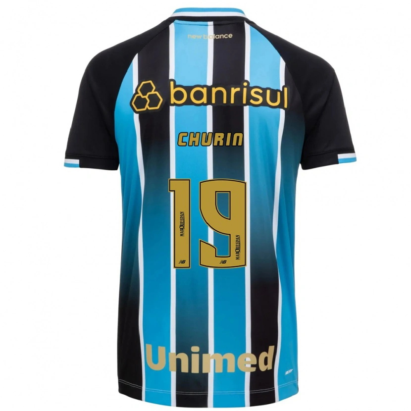 Danxen Dames Diego Churin #19 Blauw Bruin Zwart Thuisshirt Thuistenue 2026/27 T-Shirt België