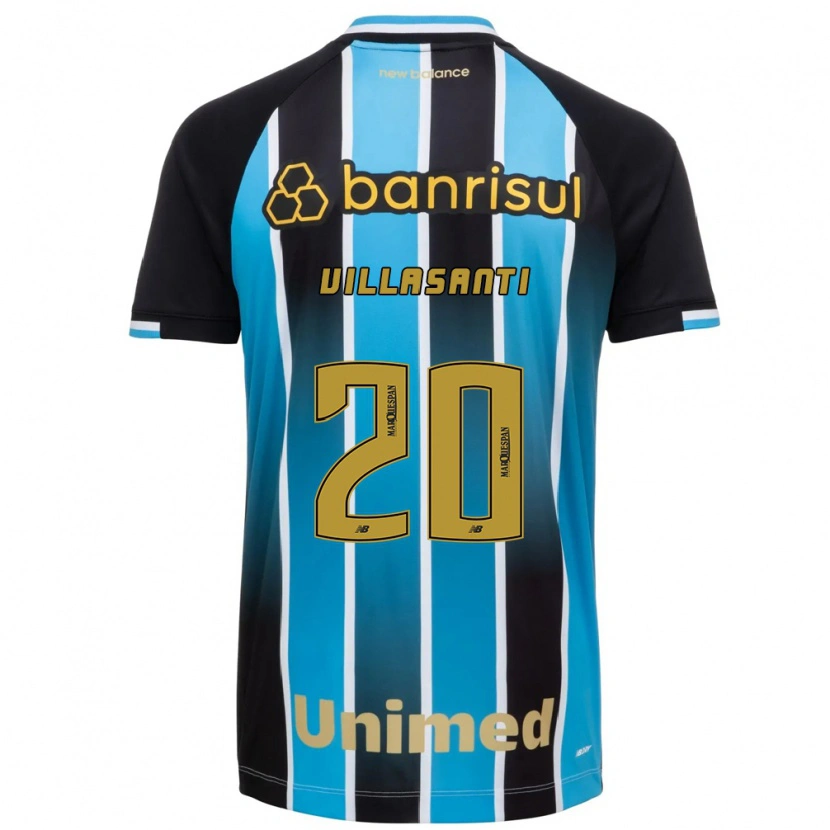 Danxen Dames Mathías Villasanti #20 Blauw Bruin Zwart Thuisshirt Thuistenue 2026/27 T-Shirt België