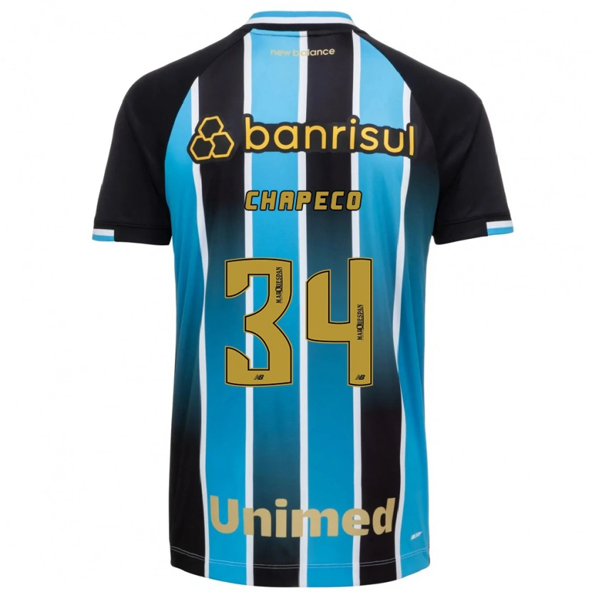 Danxen Dames Gabriel Chapeco #34 Blauw Bruin Zwart Thuisshirt Thuistenue 2026/27 T-Shirt België