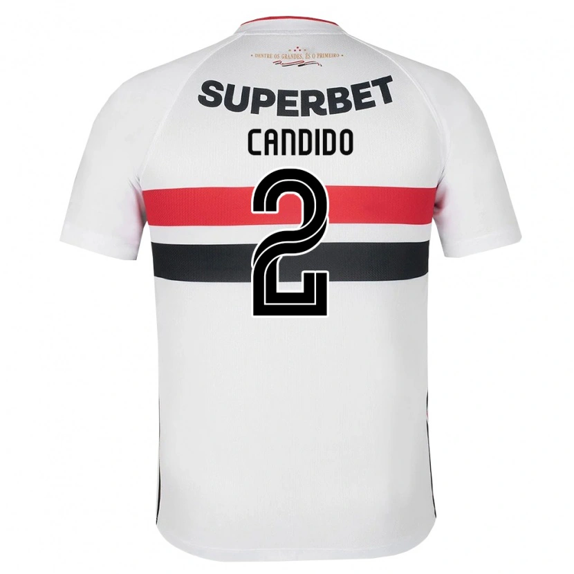 Danxen Dames Angelo Candido #2 Wit Rood Zwart Thuisshirt Thuistenue 2026/27 T-Shirt België