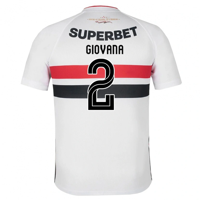 Danxen Dames Giovana #2 Wit Rood Zwart Thuisshirt Thuistenue 2026/27 T-Shirt België