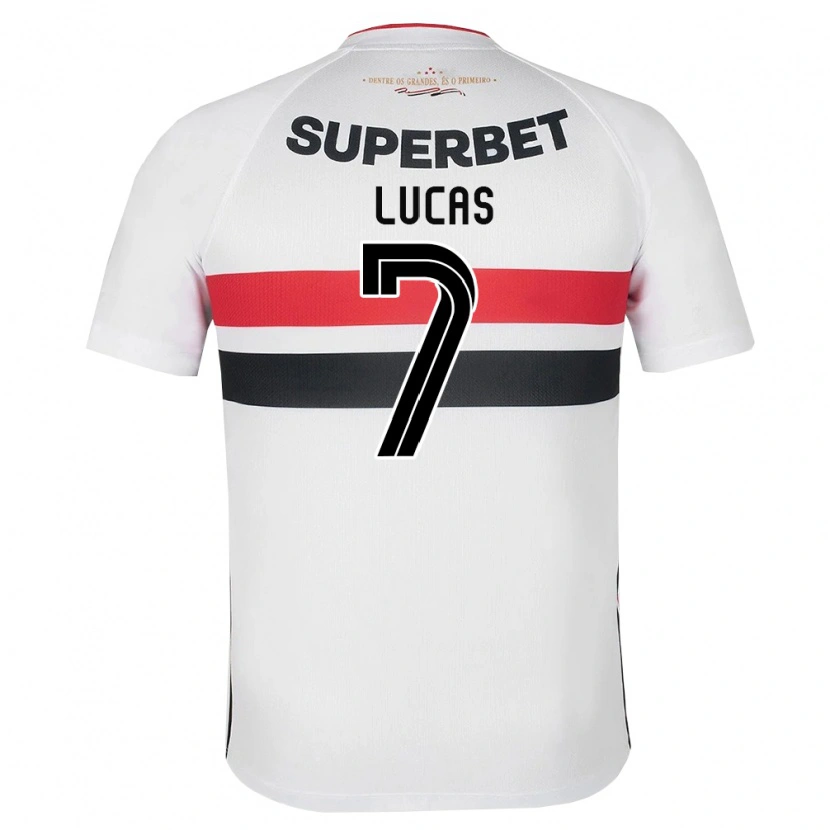 Danxen Dames Lucas Moura #7 Wit Rood Zwart Thuisshirt Thuistenue 2026/27 T-Shirt België