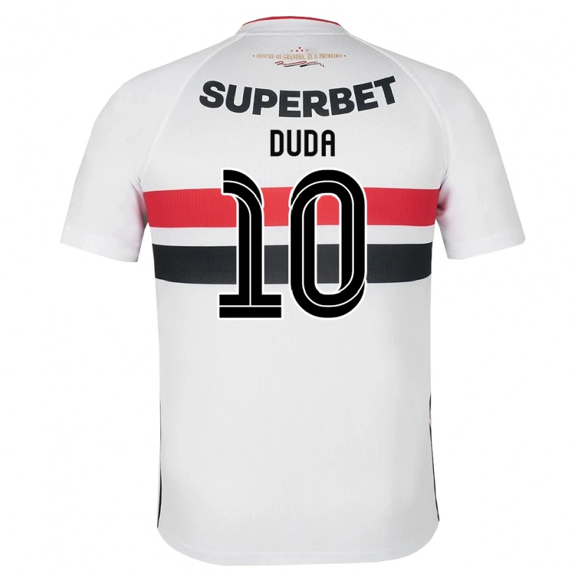 Danxen Dames Duda #10 Wit Rood Zwart Thuisshirt Thuistenue 2026/27 T-Shirt België