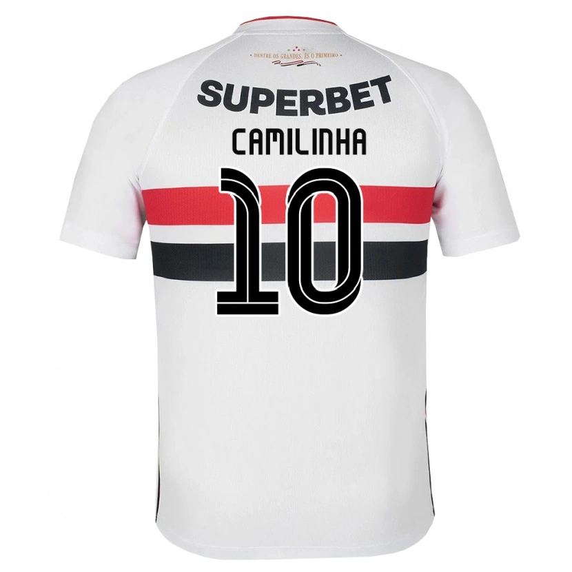 Danxen Dames Camilinha #10 Wit Rood Zwart Thuisshirt Thuistenue 2026/27 T-Shirt België