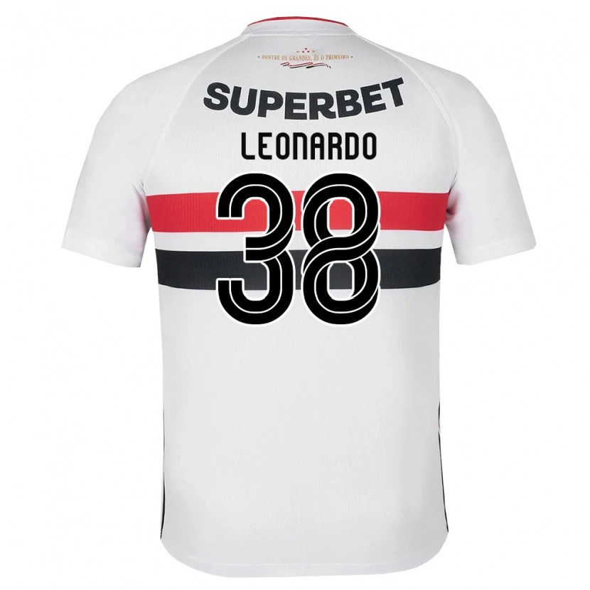 Danxen Dames Hugo Leonardo #38 Wit Rood Zwart Thuisshirt Thuistenue 2026/27 T-Shirt België