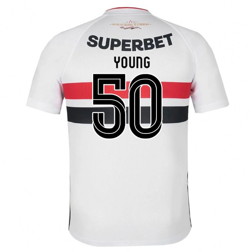 Danxen Dames Young Navarro Moraes #50 Wit Rood Zwart Thuisshirt Thuistenue 2026/27 T-Shirt België