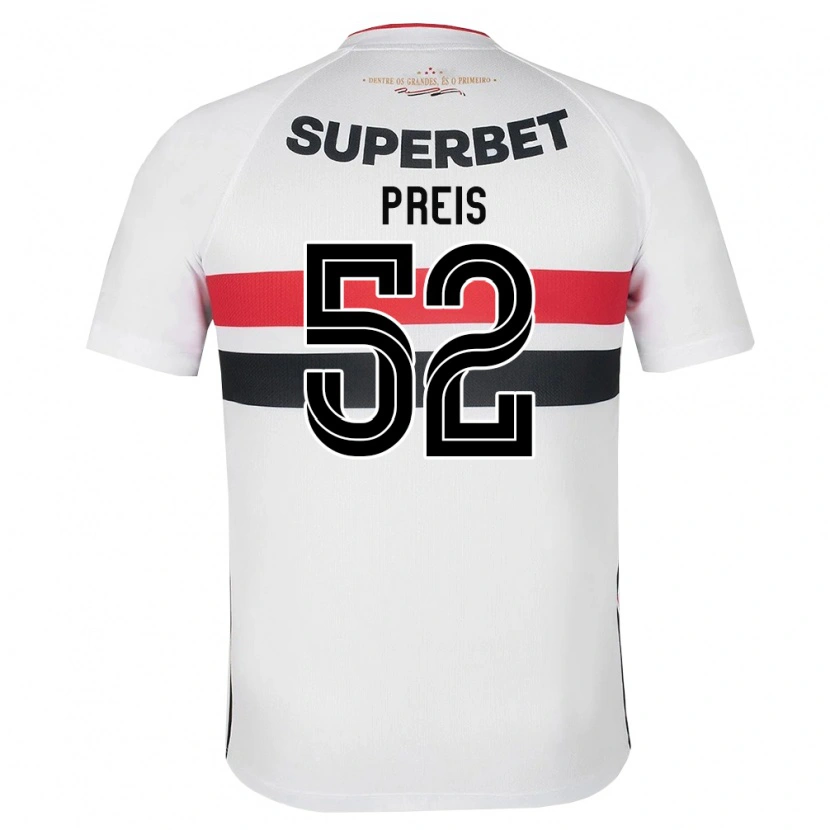 Danxen Dames Felipe Preis #52 Wit Rood Zwart Thuisshirt Thuistenue 2026/27 T-Shirt België