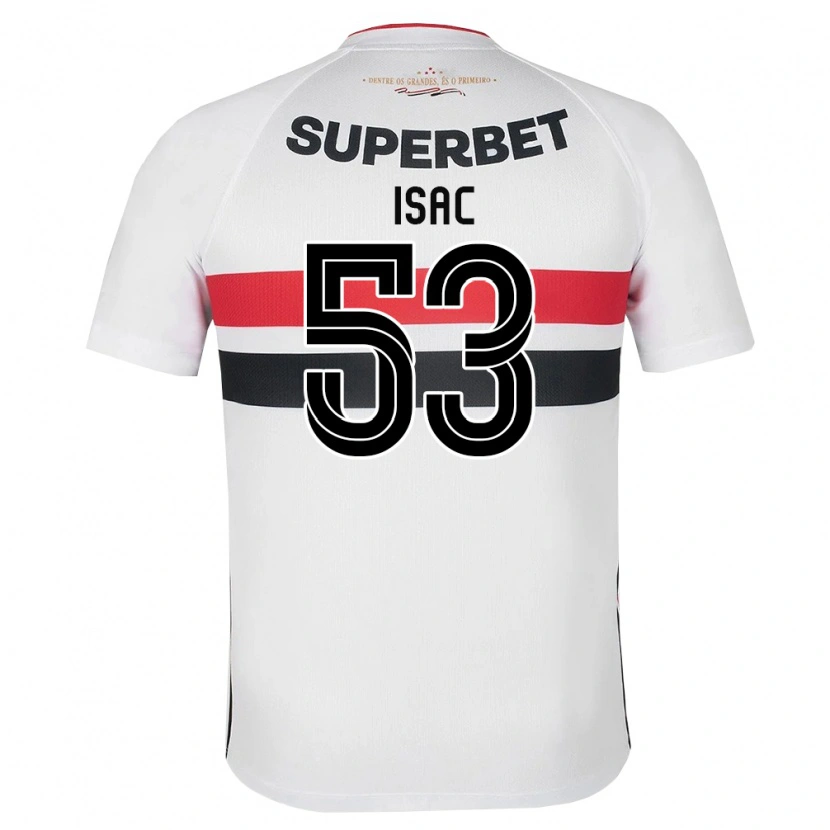 Danxen Dames Isac Silvestre Da Silva #53 Wit Rood Zwart Thuisshirt Thuistenue 2026/27 T-Shirt België