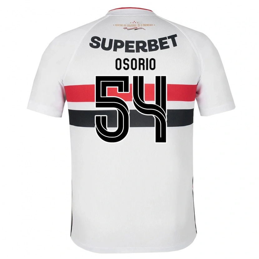 Danxen Dames Luis Osorio #54 Wit Rood Zwart Thuisshirt Thuistenue 2026/27 T-Shirt België