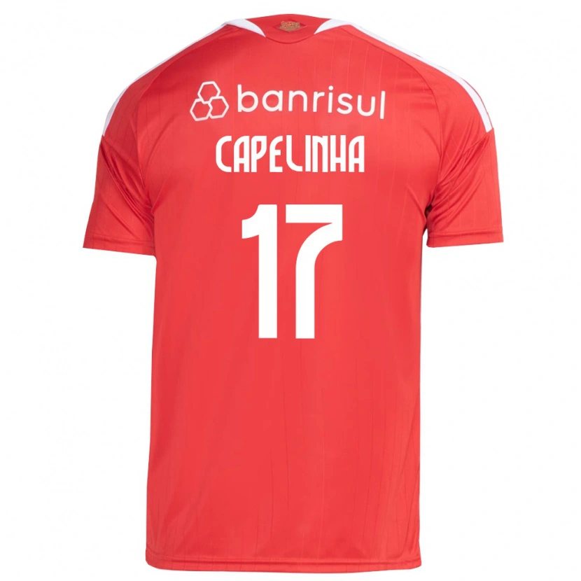 Danxen Dames Capelinha #17 Rood Wit Thuisshirt Thuistenue 2026/27 T-Shirt België