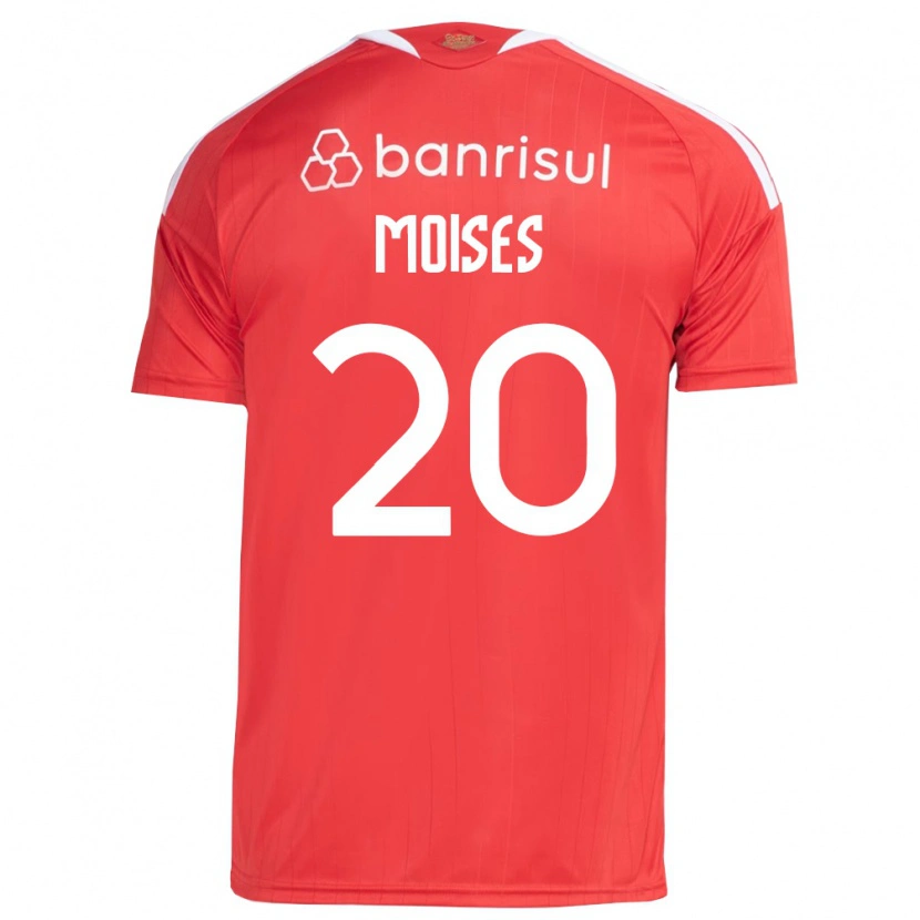 Danxen Dames Moises #20 Rood Wit Thuisshirt Thuistenue 2026/27 T-Shirt België