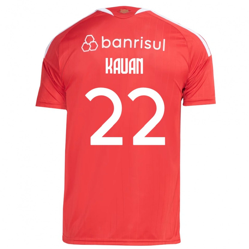 Danxen Dames Kauan Jesus Santos Oliveira #22 Rood Wit Thuisshirt Thuistenue 2026/27 T-Shirt België