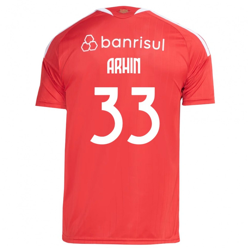 Danxen Dames Benjamin Arhin #33 Rood Wit Thuisshirt Thuistenue 2026/27 T-Shirt België