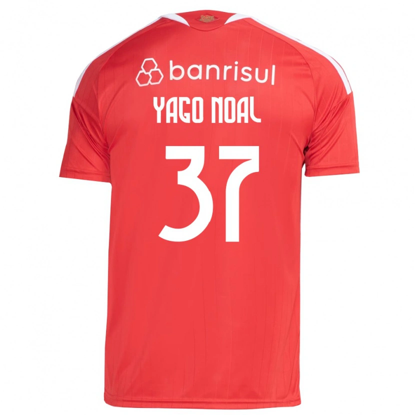 Danxen Dames Yago Noal #37 Rood Wit Thuisshirt Thuistenue 2026/27 T-Shirt België