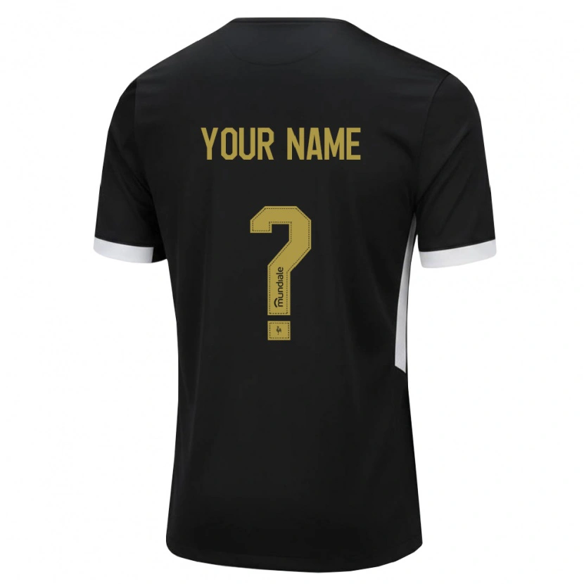 Danxen Dames Uw Naam #0 Zwart Wit Geel Thuisshirt Thuistenue 2026/27 T-Shirt België