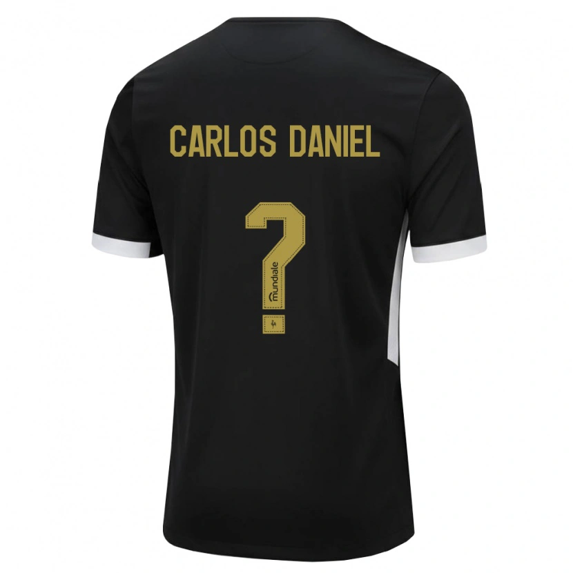 Danxen Dames Carlos Daniel #0 Zwart Wit Geel Thuisshirt Thuistenue 2026/27 T-Shirt België