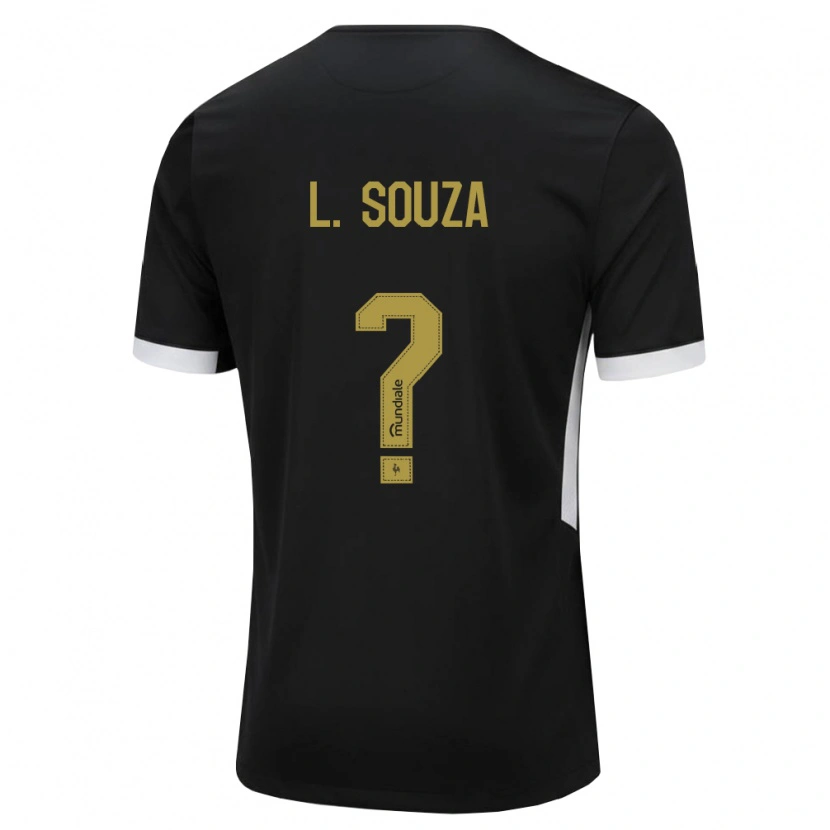 Danxen Dames Lucas Souza #0 Zwart Wit Geel Thuisshirt Thuistenue 2026/27 T-Shirt België