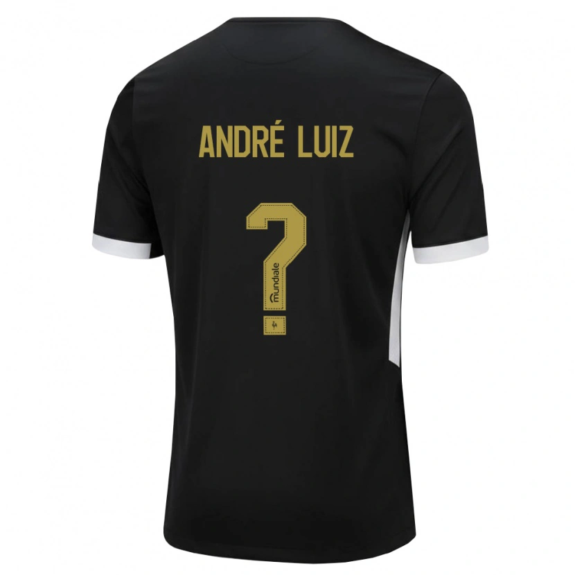 Danxen Dames André Luiz #0 Zwart Wit Geel Thuisshirt Thuistenue 2026/27 T-Shirt België